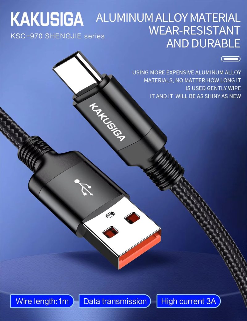 کابل Kakusiga KSC-970 تایپ سی - Image 3