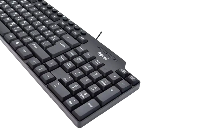 کیبورد سیمی رویال مدل Royal R-K151 کیبورد سیمی رویال مدل Royal R-K151