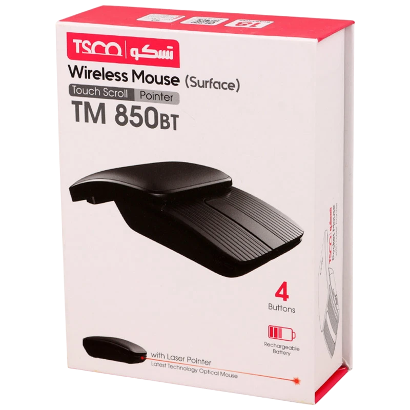 ماوس بی سیم تسکو مدل TSCO TM 850BT ماوس بی سیم تسکو مدل TSCO TM 850BT