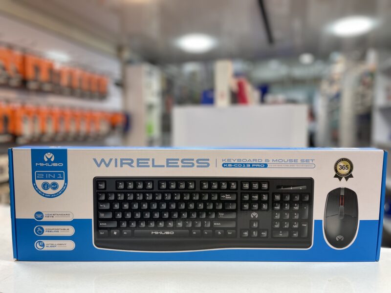 موس و کیبورد بی سیم میکاسو مدل Mikuso KB-C013