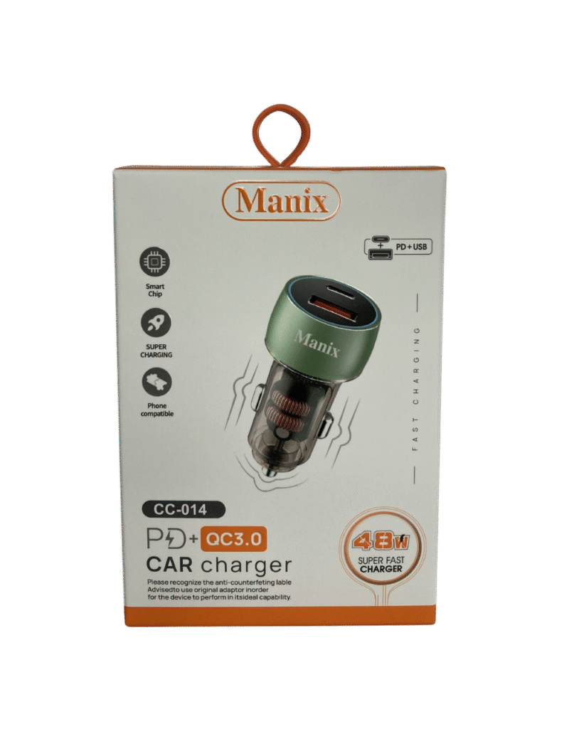 شارژر فندکی مانیکس مدل Manix CC-014