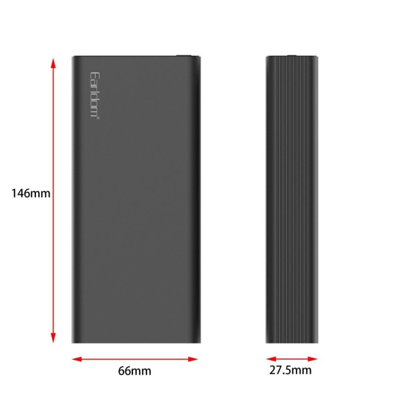 پاوربانک ارلدام مدل Earldom Power Bank PD22 20000 پاوربانک ارلدام مدل Earldom Power Bank PD22 20000
