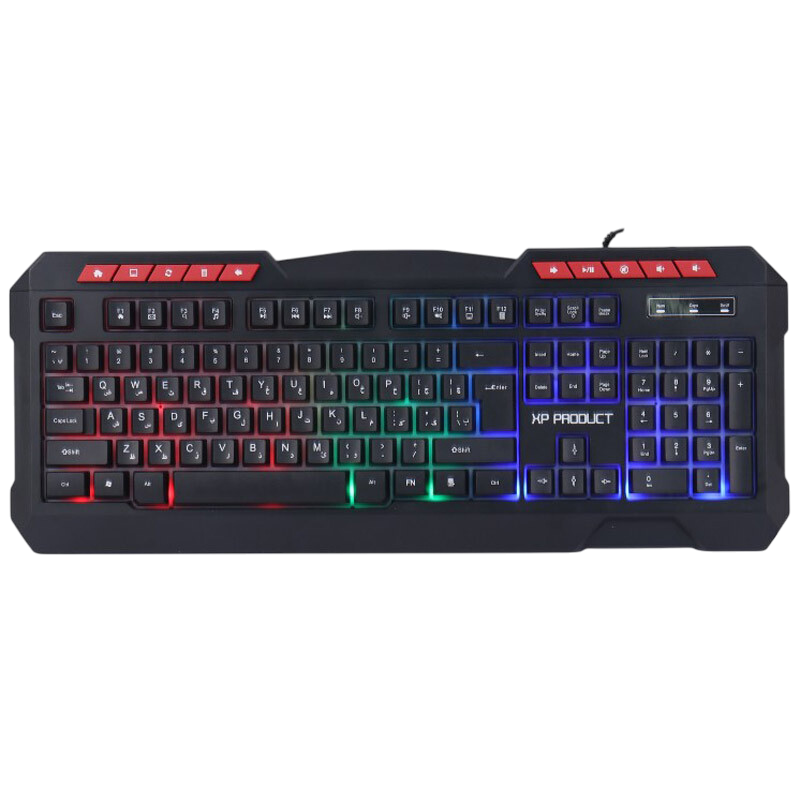 کیبورد گیمینگ سیمی ایکس پی مدل XP XP-12700R کیبورد گیمینگ سیمی ایکس پی مدل XP XP-12700R