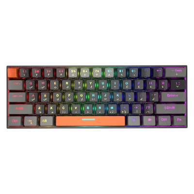 کیبورد سیمی گیمینگ تسکو مدل TSCO GK 8161