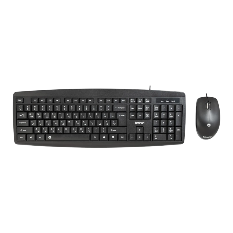 موس و کیبورد باسیم بیاند مدل Beyond BMK-3420 موس و کیبورد باسیم بیاند مدل Beyond BMK-3420