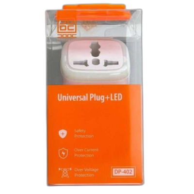 تبدیل شارژر سه به دو دوک مدل Dooc DP-402