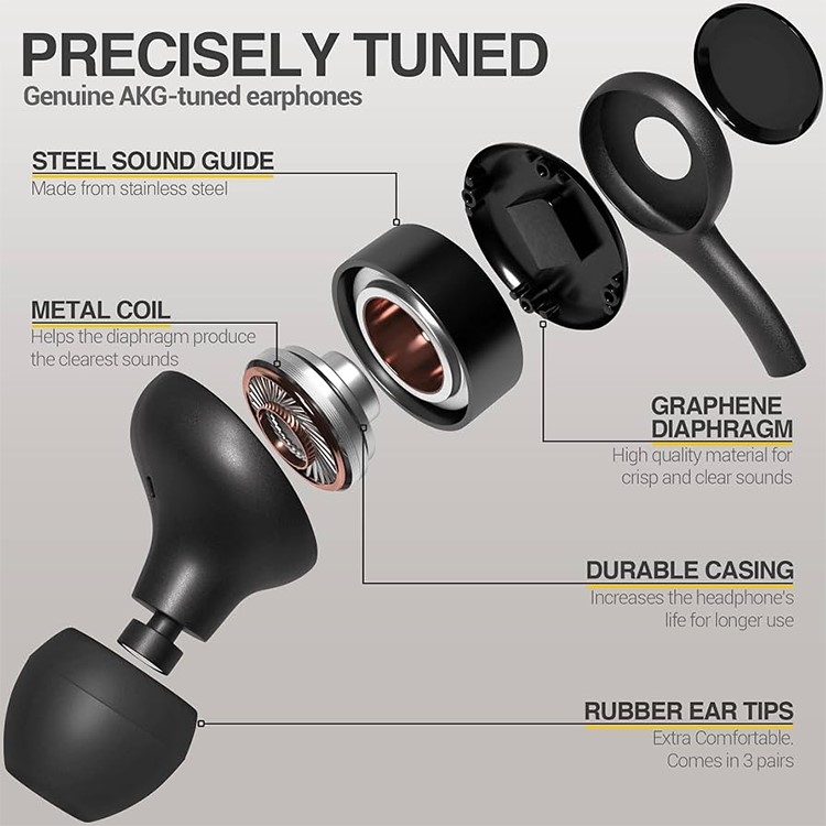 هندزفری سیمی AKG سامسونگ مدل گلکسی s10+-6